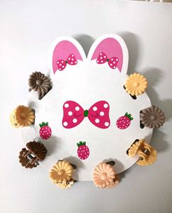 Mini Hair Claw Clips - Pack of 4