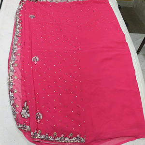 Heavy work saree