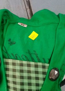 Green Gingham Ruffle Dress