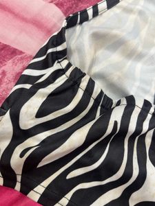Zebra Halter Top
