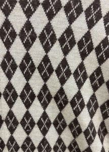 Argyle Knit Sweater