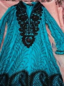 Blue With Black Pink Colour