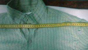 Full Hand Green Shirt L Size