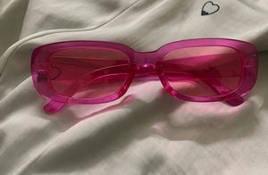 Pink Retro Sunglasses