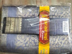 Banaras Brand New Any One Saree 350