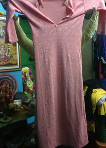Women Slit cut gown