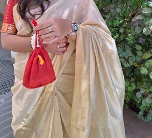 Beautiful Red Coloured Potli Bag.