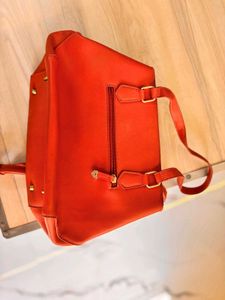 Retro Orange Satchel