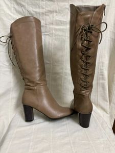Tan Knee High Boots