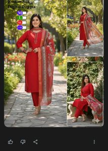 Red Salwar Suit Set