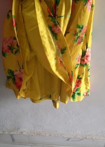 Fit And Flare Yellow Dress