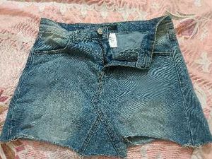 Denim Mini Skirt