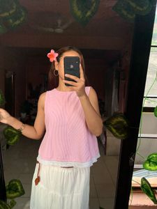Pink Strip Slip
