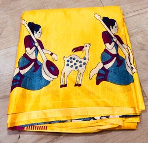 Art silk new saree💛🩵