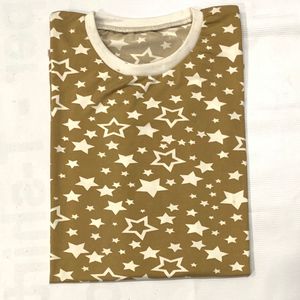 Lime Green Star Print T-Shirt for Kids 9-10 Yrs