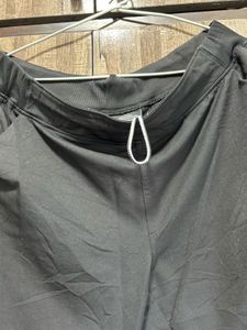 Black Elastic Pants