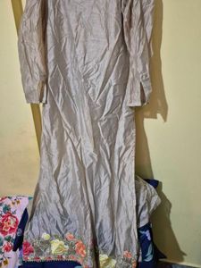 Embroidered  Kurti With Dupatta