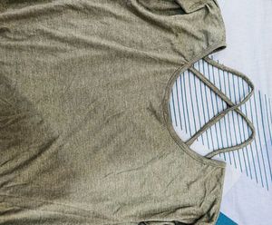 Olive Green Top For Women &amp; Girls