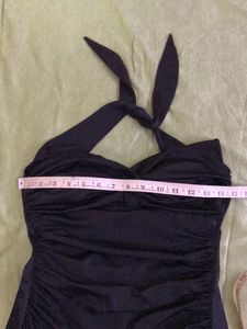 Black One Piece Swimsuit Bust 32(stretchy)