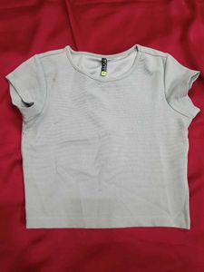 Casual Crop Top and Pants Co-ord Set