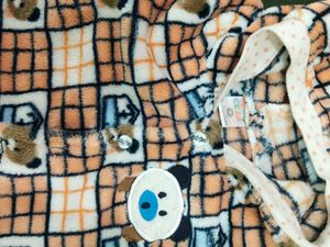 woolen Cute Star and checked Pajama Sets