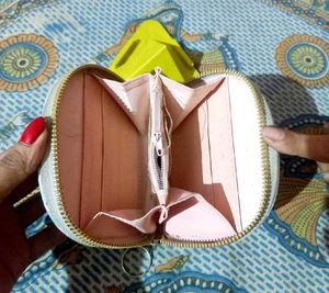Combo For Two Holographic And Multi Printed Wallet