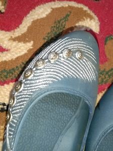 Blue Morpankh Design Belly