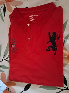 Giordano Red Polo Shirt