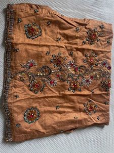 Used Designer Embroidered Women Suit with Pajami