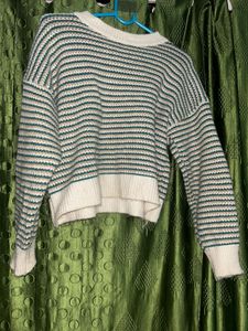 Striped Knit Sweater