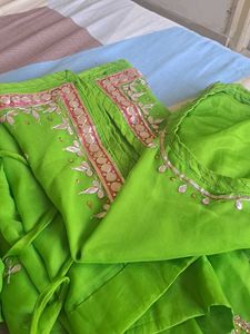 Gotapatti Rajputi poshak with Jardoshi work