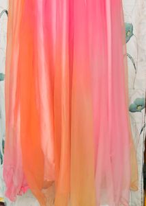 Pink Ombre Ethnic Gown