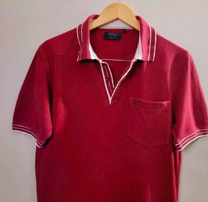 Van Heusen Burgundy Polo Shirt
