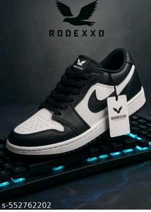Stylish Black &amp; White Sneakers
