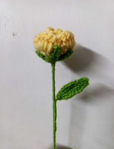 ✨🌼 Beautiful Handmade Crochet Yellow Flower