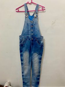 Women&#39;s Denim Slim Fit Dungaree