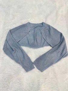 cozy blue bolero/shrug