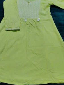 Lime Green Kurta