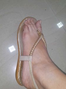 Pearl Embellished Flats