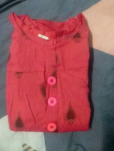 Coral Printed Kurti