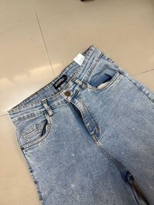 Wide Leg Acid Wash Jeans