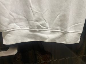 White Hooded Sweat Tshirt