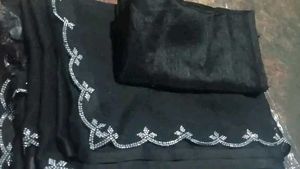 New Black Saree