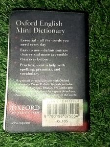 Oxford English Mini Dictionary........itz Used