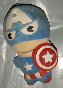 Captain America Plushie Keychain Marvel SoftToy DC