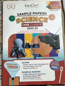 Educart Science Sample Paper Class 10th CBSE 2022-23 | 10 Sample Papers
