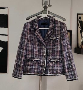 tweed blazer by plastic island