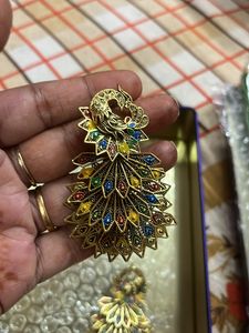 Mala Moti Set With Earrings