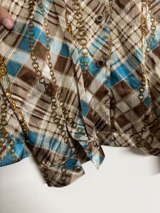 Patterned Button-Up Shirt