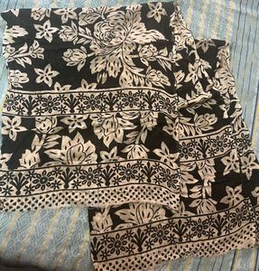 Floral Print Cotton Dupatta/Stole
